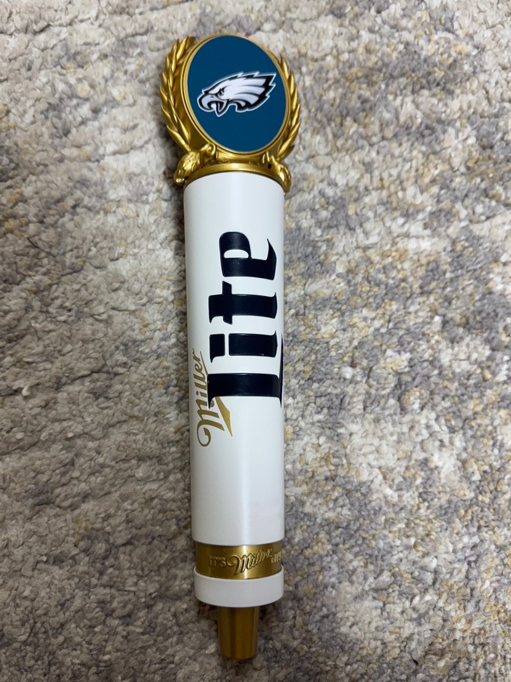 Miller Lite Eagles Crest Tap Handle RARE